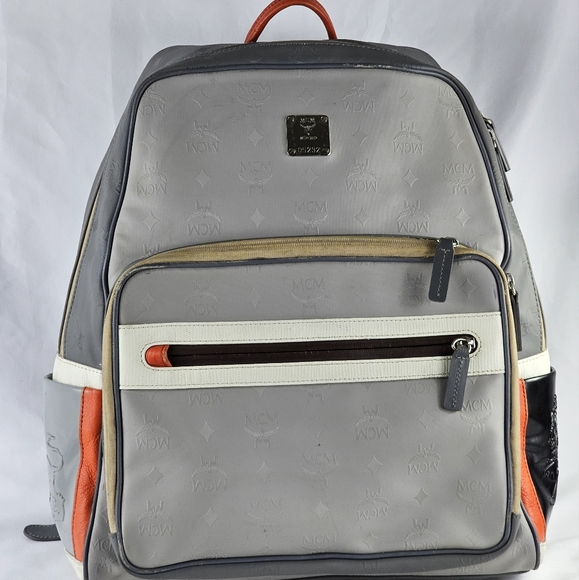 Mcm metallic backpack shop